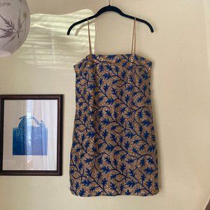 The Odells Anthropologie Gold Dress Small Petite